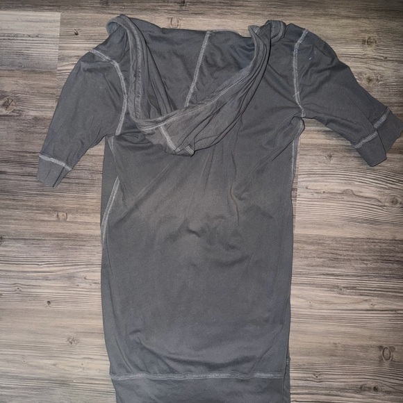 Abercrombie & Fitch Charcoal Hoodie Shirt - Picture 5 of 5